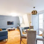 Apartment With Balcony In A Street In The Historic Center Of Downtown Lisbon