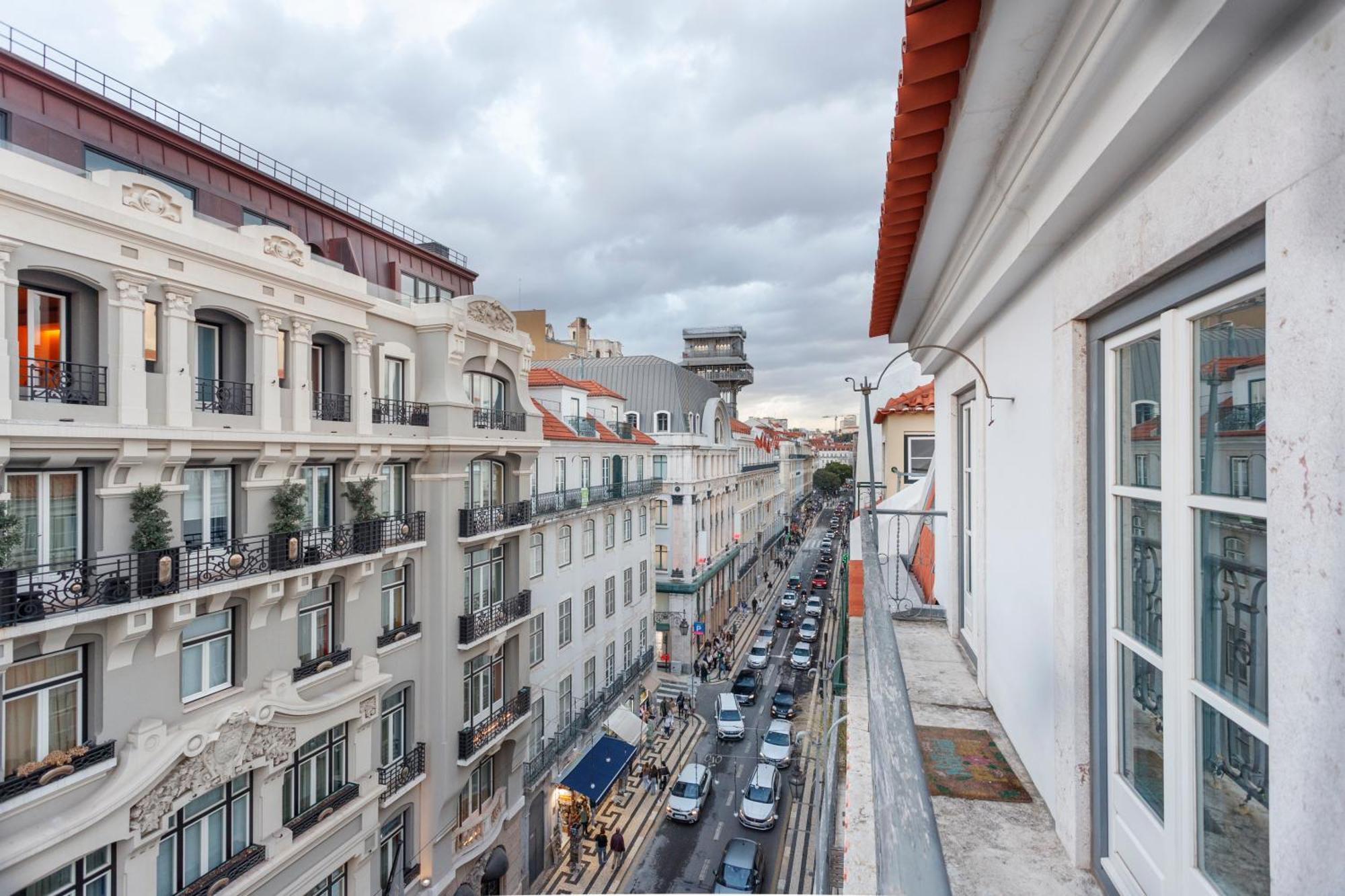 With Balcony In A Street In The Historic Center Of Downtown